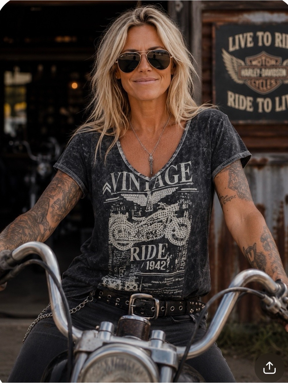 “Vintage Ride” graphic tee size XXL